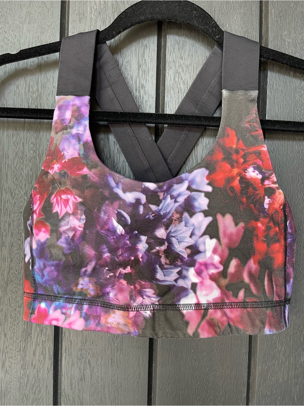 Lululemon All Sport Bra Spring Has Sprung Multi Black Size 8
